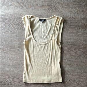J. Crew butter yellow tank
